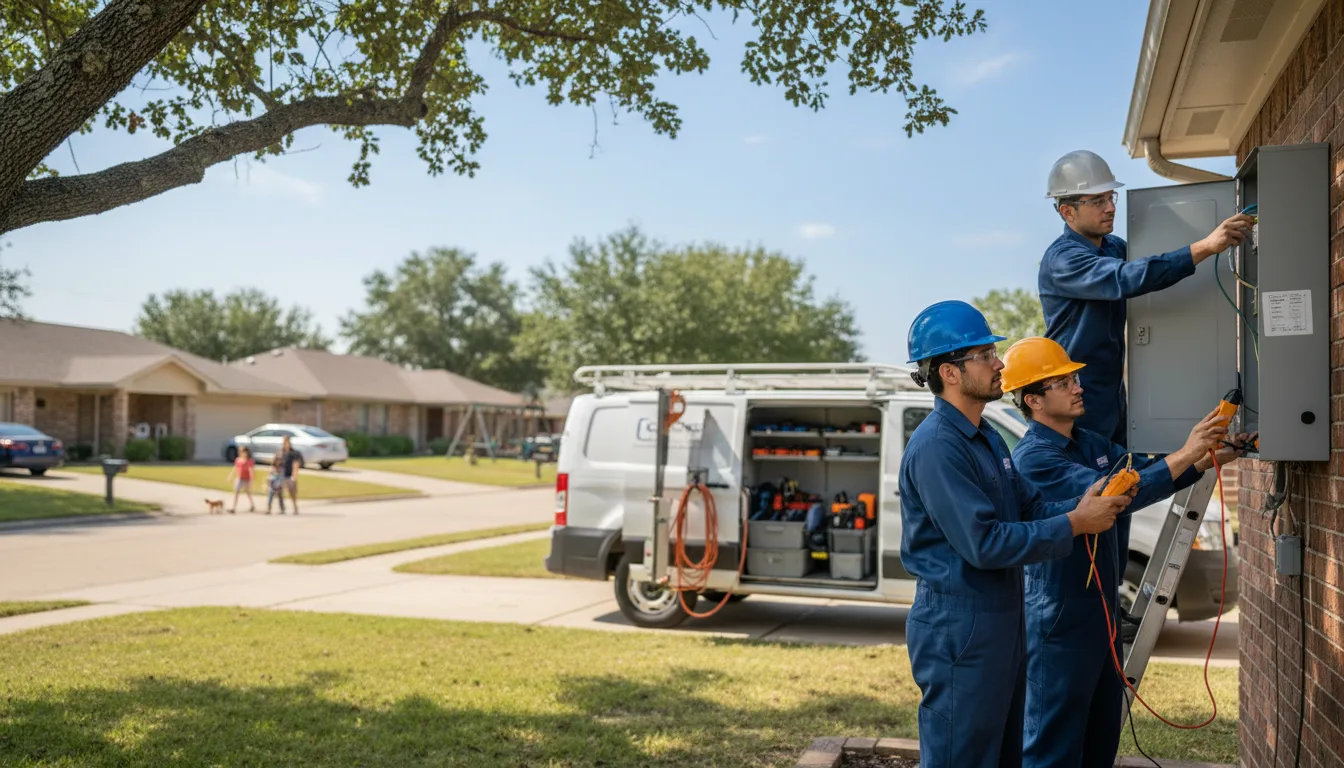 Certified electrician providing emergency electrical services in Cunningham, KY